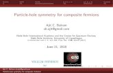 Particle-hole symmetry for composite fermions · Ajit C. Balram cb.ajit@gmail.com Niels Bohr International Academy and the Center for Quantum Devices, Niels Bohr Institute, University