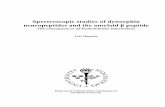 Spectroscopic studies of dynorphin neuropeptides and the ...197741/FULLTEXT01.pdf · II Doctoral thesis ©Loïc Hugonin, Stockholm 2007 ISBN 978-91-7155-536-6 Printed in Sweden by