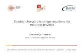 Double charge exchange reactions for neutrino physics · The Decay Rate Expression for 0νββ Two kinds of theoretical issues related to the double beta decay experiments. 1) Issues