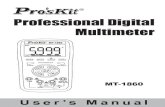Professional Digital Multimeter 3 LCD display, and if the push button switch is at the trigger position