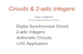 Circuits & 2-adic Integers 1 Circuits & 2-adic Integers Digital Synchronous Circuit. 2-adic Integers