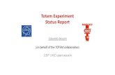 Totem Experiment Status Report - Indico · 3 2.76 TeV analysis TOTEM Preliminary Durham model (PLB 784 (2018) 192) predictions for R: Physics goal is to probe differences of ppand
