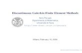 Discontinuous Galerkin Finite Element Methods perugia/TEACHING/DOTT2005/intro.pdf¢  2005. 2. 18.¢  get