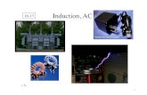 16-17 Induction, AC - EPFL · 2011. 3. 28. · la valeur efﬁcace du courant alternatif: Veff = V 0 /√2! V(efﬁcace) = ! € V 0 2 =V 0 /1.414 V 0! où V 0 est l'amplitude du