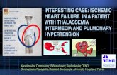 Interesting case: ischaemic heart failure in a patient ... · specific Thalassemia unit we decided to deliver the patient intravenous iron overload treatment with deferoxamine and