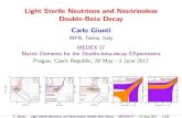 Light Sterile Neutrinos and Neutrinoless Double-Beta Decay ... giunti/slides/2017/giunti-170531-medex.pdf¢ 