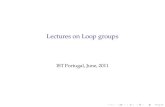 Lectures on Loop groups - Técnico, Lisboaggranja/SummerLect11_files/L… · The space ˜LK has the structure of a universal S1-central extension of LK, called the Afﬁne group.