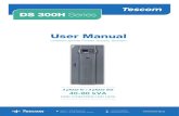 User Manual - Tescom Ελλάς | UPS Rack AVR STS Batteries · 2020. 11. 7. · 4.2 Parallel Operation Mode setting of DS300H Series U ... uninterruptible, fully DSP (Digital Signal