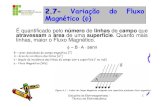 Magnético ( φφφφ) · 2009. 4. 17. · Disciplina de Eletromagnetismo - Técnico em Eletromecânica 1 2.7 - Variação do Fluxo - Magnético (φφφφ)É quantificado pelo número