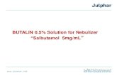 BUTALIN 0.5% Solution for Nebulizer · Therapeutic indications BUTALIN 0.5% solution is indicated in adults, adolescents and children aged 4 to 11 years. BUTALIN is indicated for