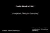 Data Reduction - Collaborative Computational Project Number 4Overview of data reduction process 1. Determine point group and if possible space group •we need the point group to scale