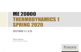 ME 20000 THERMODYNAMICS 1 SPRING 2020 ME 20000 THERMODYNAMICS 1 SPRING 2020 SECTIONS 1.1¢â‚¬â€œ3.15 Riley
