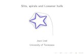 Slits, spirals and Loewner hulls =4 T 0 - Mathematicspietro/Seattle19-Slides/Joan-Lind.pdf · Joan Lind University of Tennessee. The story begins Bieberbach conjecture (1916): For