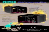 PINTEK High Voltage Amplifiertestlink.co.kr/download/pintek/HA400_HA800DM.pdf · 2016. 12. 12. · High Voltage Amplifier PINTEK Pintek Electronics Co., Ltd BP-250 BP-253N High Voltage