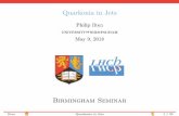 Quarkonia in Jets - University of Birmingham · 2018. 5. 9. · Quarkonia in Jets Philip Ilten May 9, 2018 Birmingham Seminar Ilten Quarkonia in Jets 1 / 33
