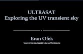 ULTRASAT% ExploringtheUVtransientsky%vikram/bne_talks/ofek.pdfEran Ofek! Big Data Dec 17, 2015! Ω B "=0.0447"±0.0016" Larson+10" The advantages of a large FOV UV! 2. Ground based