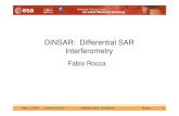 DINSAR: Differential SAR Interferometry 2018. 4. 4.¢  Sept. 3, 2007 Lecture D1Lb5-1 Interferometry: