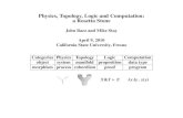 Physics, Topology, Logic and Computation: a Rosetta Stonemath.ucr.edu/home//baez/rosetta_fresno.pdf · 2010. 4. 3. · Physics, Topology, Logic and Computation: a Rosetta Stone John