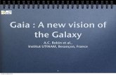 Gaia : A new vision of the Galaxy3 Gaia: Complete, Faint, Accurate mardi 9 juillet 2013. Luri & Turon, 2011 mardi 9 juillet 2013. Estimating Gaia capabilities