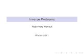 Inverse Problems - Arizona State Universityrosie/classes/Nov30.pdfWinter 2011 Summary: Nov 16 1.Tikhonov Regularization 2.Residual Properties 3.Discrepancy Principle 4.Residual Periodogram