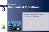 Single degree-of-freedom Forced Vibrations 2021. 1. 18. · SDOF Forced Vibrations . Example 3.3 Vehicle Moving on a Rough Road . The figure shows a simple model of a motor vehicle