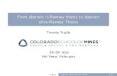From abstract -Ramsey theory to abstract ultra-Ramsey Theory1 Benci and Di Nasso have introduced a simpli ed presentation of nonstandard analysis called the Alpha-Theory. 2 Alpha-Theory