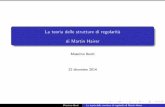 La teoria delle strutture di regolarità di Martin Hairer · Massimo Iberti La teoria delle strutture di regolarit a di Martin Hairer. Il problema del punto sso si risolve per iterazione