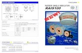 OUTLINE DIMENSIONS...The RAIS100 Rudder Angle Indicator fully conforms to the technical requirements of the ISO20673:2007. This system is composed of one transmitter , four types of