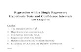Regression with a Single Regressor: Hypothesis Tests and Confidence 2016. 10. 1.¢  Confidence Intervals