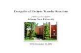 Energetics of Electron Transfer Reactionspeople.bu.edu/theochem/imagemenu/past_talks/pdfs/...Marcus-Hush Theory of Electron Transfer Two-parameters model: Fact = ( + F0)2 4 is the