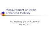 Measurement of Strain Enhanced Mobility...Measurement of Strain Enhanced Mobility Differential Hall Effect measurements represent a unique method of measurement for USJ’s 1. Direct