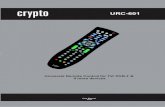 Universal Remote Control for TV/ DVB-T & 4 more devicesThe learn function on the URC-601 remote control allows to program the keys one by one to learn to behave like the original remote