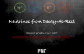 Neutrinos from Decay-At-Rest · PDF file

2017. 9. 29. · Daniel Winklehner, MIT NUFACT2017, Uppsala, Sweden, 09/29/2017 Neutrinos from Decay-At-Rest π+ μ+ K+ AX