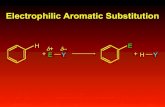 Electrophilic Aromatic Substitution - nitration, sulfonation, halogenation, Friedel-Crafts alkylation,