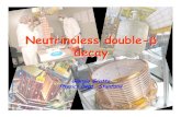 Neutrinoless double-β...SSI, August 2009 Double-Beta decay 11 The possibility of neutrinos-less decay was first discussed in 1937: E. Majorana, NuovoCimento14 (1937) 171 G. Racah,