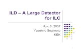 ILD – A Large Detector for ILCatfweb.kek.jp/atf/WS/Coll-Meeting/2007/1st.seminar/pdfs/071106/BT/... · Requirements for ILC detectors ILC detectors should identify and measure 4-momenta