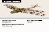 SPECIFICATION TOOLS NEEDED™Ž蛾.pdfTiger Moth Wingspan:1400mm Length:1100mm Wood pieces:820g Motor:Φ42mm Thrust≥2.5Kg ESC:60-80A Servos≥17g（≥3Kg） Battry:4S 4000-6000mAh