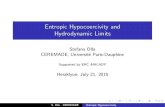 Entropic Hypocoercivity and Hydrodynamic Limits · PDF file CEREMADE, Universit e Paris-Dauphine Supported by ERC MALADY Heraklyon, July 21, 2015 S. Olla - CEREMADE Entropic Hypocoercivity.