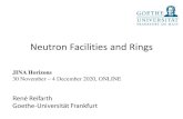 Neutron Facilities and Rings - IndicoJINA Horizons 30 November – 4 December 2020, ONLINE Charged particle cross section measurements p-, α -beam (110 AMeV)-Isotope of interest p-,