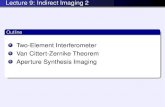 Two-Element Interferometer Van Cittert-Zernike Theorem 3 Aperture Synthesis Imaginghome.strw.leidenuniv.nl/~keller/Teaching/ObsAstro2_2007/... · 2012. 1. 18. · aperture with amplitude