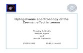 Optogalvanic spectroscopy of the Zeeman effect in xenonpepl.engin.umich.edu/pdf/ICOPS2006_tbs.pdf · 2006. 11. 29. · – ~2 MHz linewidth, up to 500 mW output • WA-1000 wavemeter,