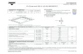 P-Channel 60-V (D-S) MOSFET · 2021. 1. 28. · Vishay Siliconix Si7309DN Document Number: 73434 S-83051-Rev. B, 29-Dec-08 1 P-Channel 60-V (D-S) MOSFET FEATURES • Halogen-free