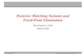 Posterior Matching Variants and Fixed-Point Eliminationofersha/allerton09seminar.pdf · 2010. 1. 6. · Posterior Matching Variants and Fixed-Point Elimination Ofer Shayevitz, UCSD