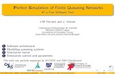 Perfect Simulation of Finite Queueing Networkspolaris.imag.fr/arnaud.legrand/teaching/2007/QEST... · Perfect Simulation of Finite Queueing Networks Ψ2 a Free Software Tool J-M Vincent
