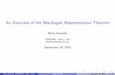 An Overview of the Martingale Representation Theorem · Let g be f 1(A)-measurable, where f (A) is a ˙-algebra contained in . We start by checking that it is enough to prove the