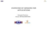OVERVIEW OF SENSORS FOR APPLICATIONS - SAC Satellite (RISAT-1) (2012) ONGOING: NISAR (S-Band SAR) RISAT-1A