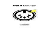 MIDI Router...INSTRUMENTS hpi.zentral.zone á MIDI Router á documentation v2 29.Jan.2021Changes from Previous Documentation Here are lists of changes for each version of this documentation.
