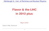 Flavor & the LHC in 2012 plus · 2016. 12. 12. · in 2012 plus May 9, 2012 Gudrun Hiller, Dortmund 1. Particle Physics Scales & the LHC Length [m] 10 18 {10 15 {10 12 ... CKM = 0