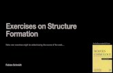 Exercises on Structure FormationFabian Schmidt Exercises on Structure Formation Note: new exercises might be added during the course of the week… Second Edition Scott Dodelson Fabian