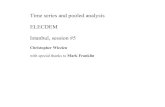 Time series and pooled analysis CW slides2 · 2020. 10. 14. · Time series and pooled analysis ELECDEM Istanbul, session #5 Christopher Wlezien ... information provided by the level